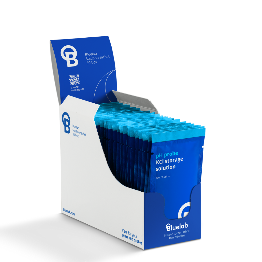 Bluelab Solution Sachet 30 box - Calibration & Storage Range